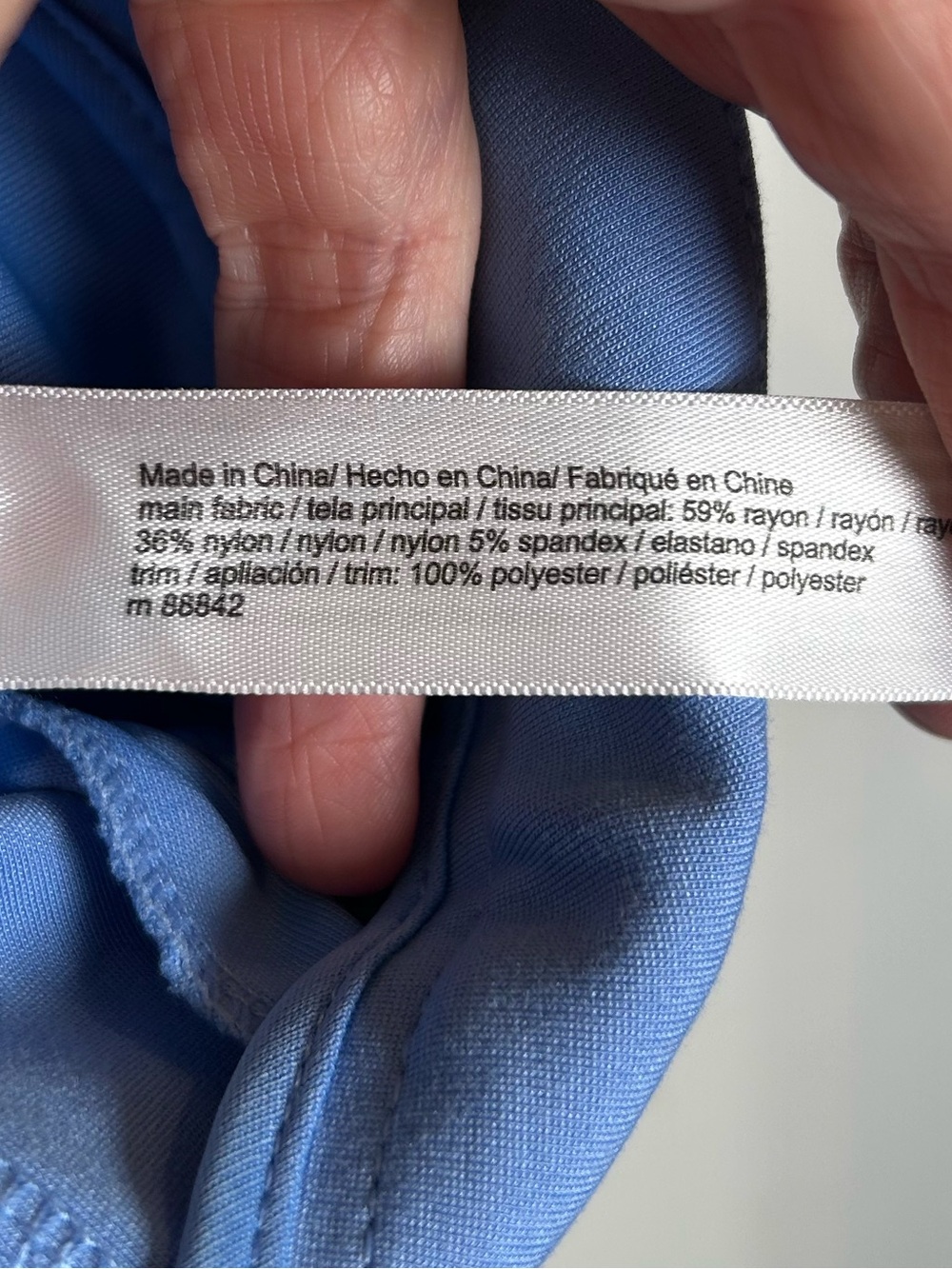 Eloquii French Blue The Ultimate Stretch Slim Leg Pant Size 22R - Picture 5 of 11